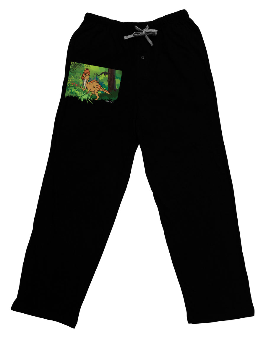 Parasaurolophus Walkeri - Without Name Adult Lounge Pants by TooLoud-Lounge Pants-TooLoud-Black-Small-Davson Sales