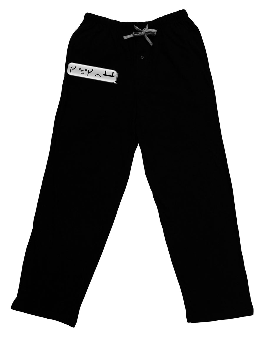 Table Flip Text Bubble Adult Lounge Pants-Lounge Pants-TooLoud-Black-Small-Davson Sales