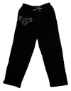 Crows Before Hoes Design Adult Lounge Pants - Black by TooLoud-Lounge Pants-TooLoud-Black-Small-Davson Sales