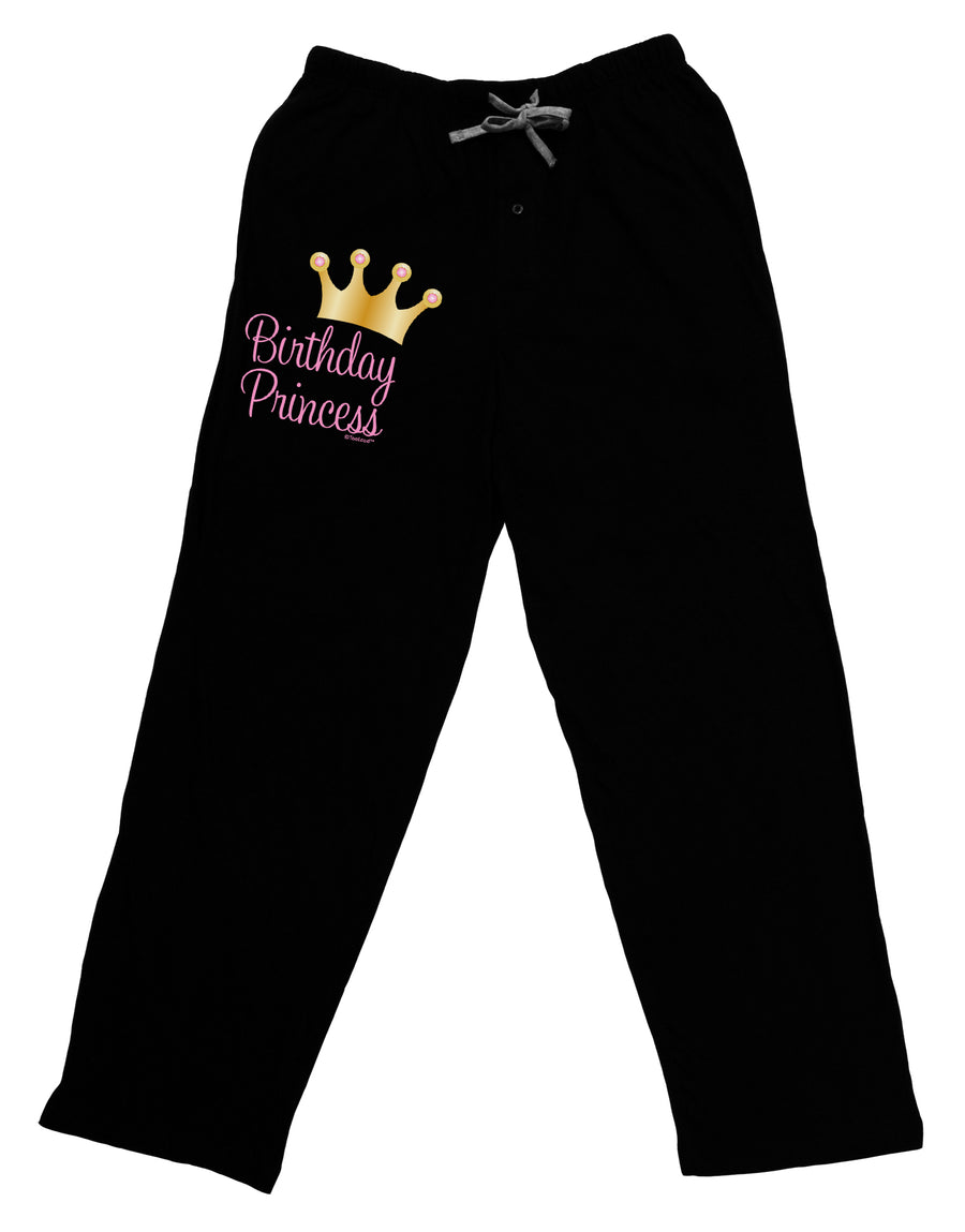 Birthday Princess - Tiara Adult Lounge Shorts - Red or Black by TooLoud-Lounge Shorts-TooLoud-Black-Small-Davson Sales