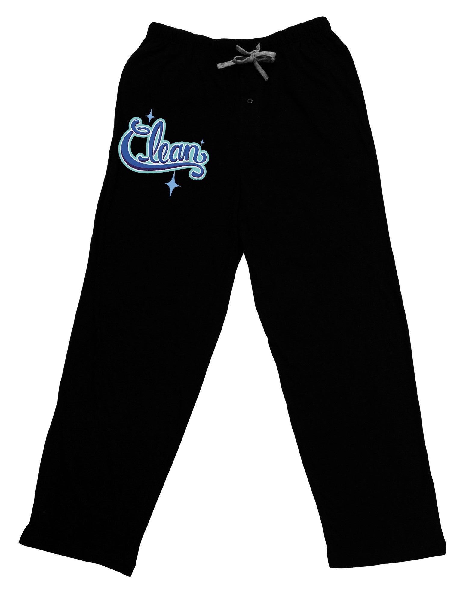 Clean Text Adult Lounge Pants-Lounge Pants-TooLoud-Black-Small-Davson Sales