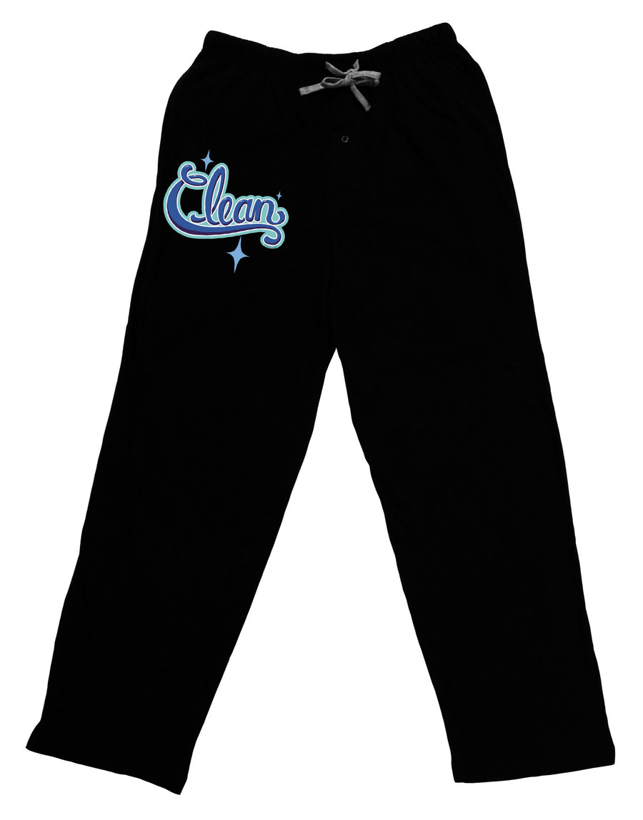 Clean Text Adult Lounge Pants-Lounge Pants-TooLoud-Black-Small-Davson Sales