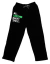 All Green Everything Distressed Adult Lounge Pants-Lounge Pants-TooLoud-Black-Small-Davson Sales