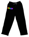 LGBT Ally Rainbow Text Adult Lounge Pants by TooLoud-Lounge Pants-TooLoud-Black-Small-Davson Sales