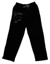 I Like Rooster Silhouette - Funny Adult Lounge Pants - Black by TooLoud-Lounge Pants-TooLoud-Black-Small-Davson Sales