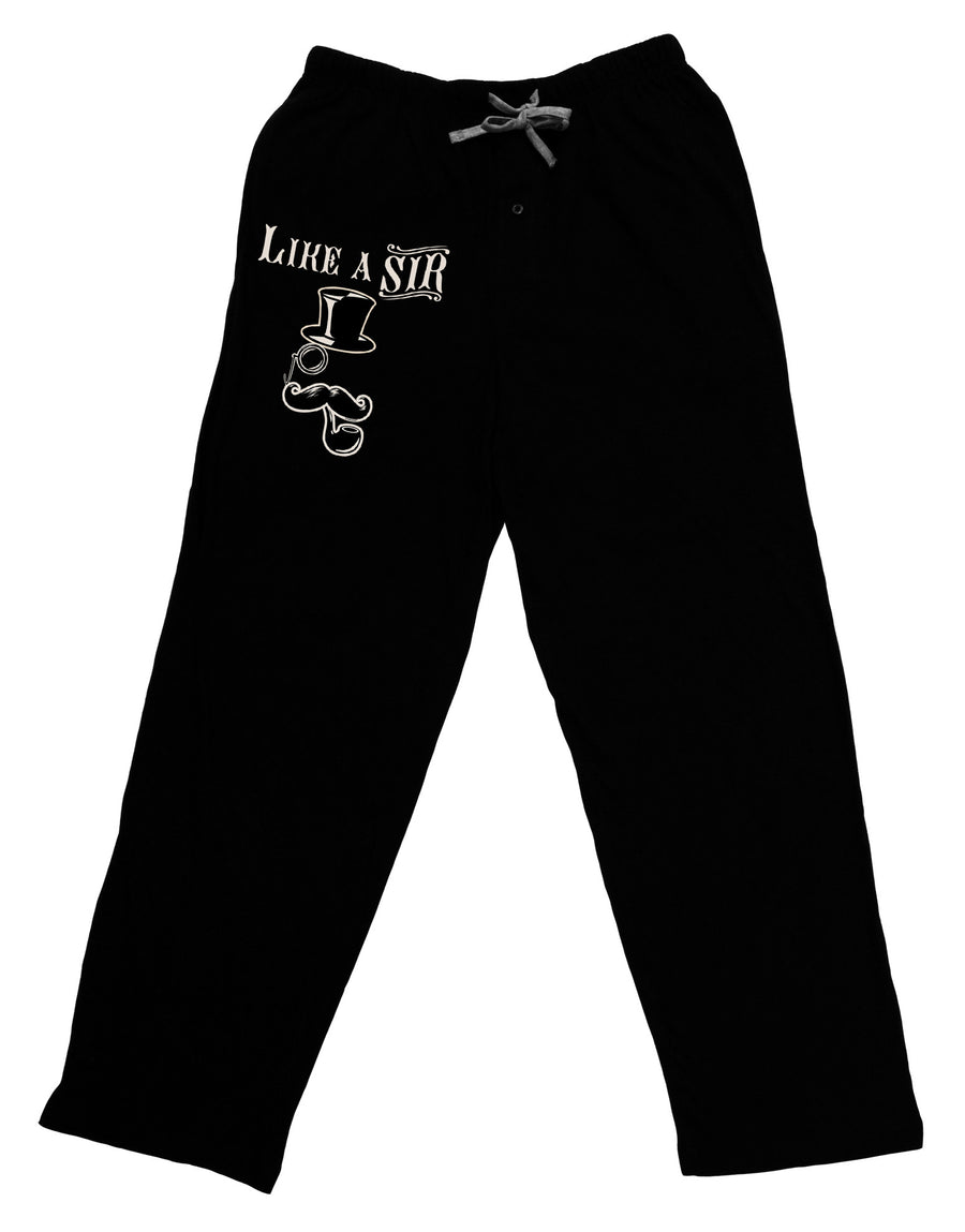 Like A Sir - Super Classy Adult Lounge Pants - Black-Lounge Pants-TooLoud-Black-Small-Davson Sales