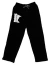 Minnesota - United States Shape Adult Lounge Pants - Black-Lounge Pants-TooLoud-Black-Small-Davson Sales