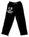 I Heart My Mexican Wife Adult Lounge Pants by TooLoud-Lounge Pants-TooLoud-Black-Small-Davson Sales