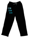 Ho Ho Ho Snowflakes Relaxed Adult Lounge Pants-Lounge Pants-TooLoud-Black-Small-Davson Sales