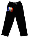 Pray For Paris Watercolor Adult Lounge Pants-Lounge Pants-TooLoud-Black-Small-Davson Sales