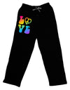 Peace and Love - Peace Heart Love Adult Lounge Pants-Lounge Pants-TooLoud-Black-Small-Davson Sales