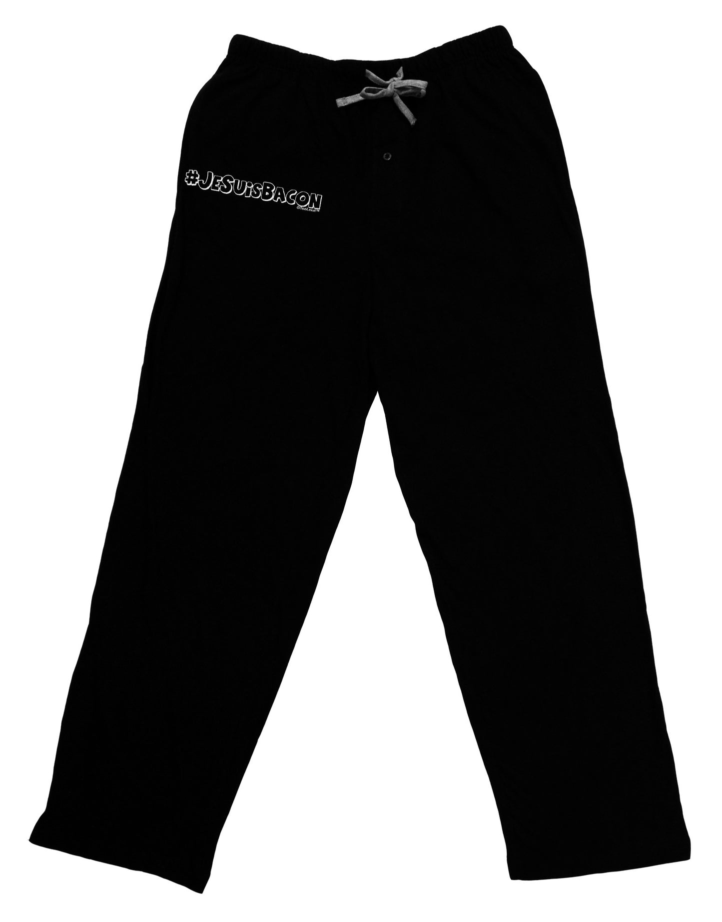 Hashtag JeSuisBacon Deco Adult Lounge Pants-Lounge Pants-TooLoud-Black-Small-Davson Sales
