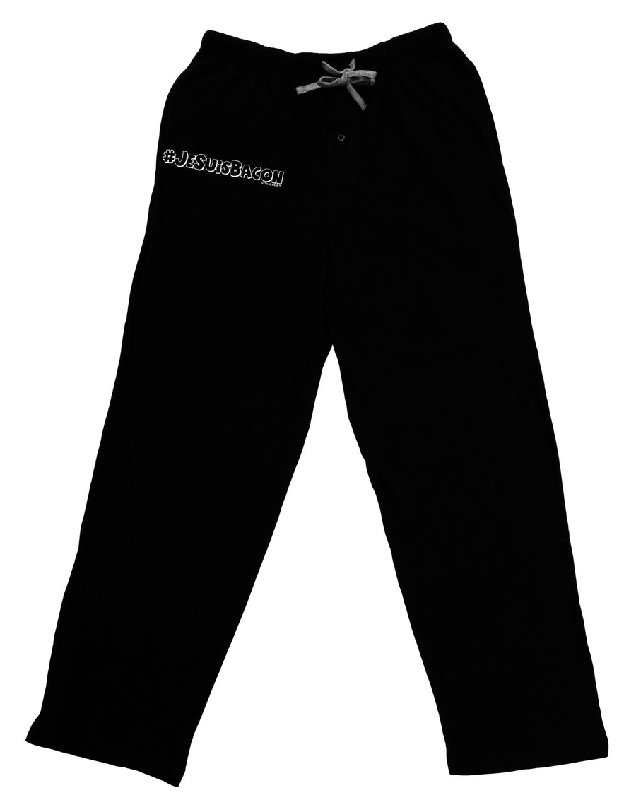 Hashtag JeSuisBacon Deco Adult Lounge Pants-Lounge Pants-TooLoud-Black-Small-Davson Sales