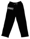 SWAT Team Logo - Text Adult Lounge Pants - Black by TooLoud-Lounge Pants-TooLoud-Black-Small-Davson Sales