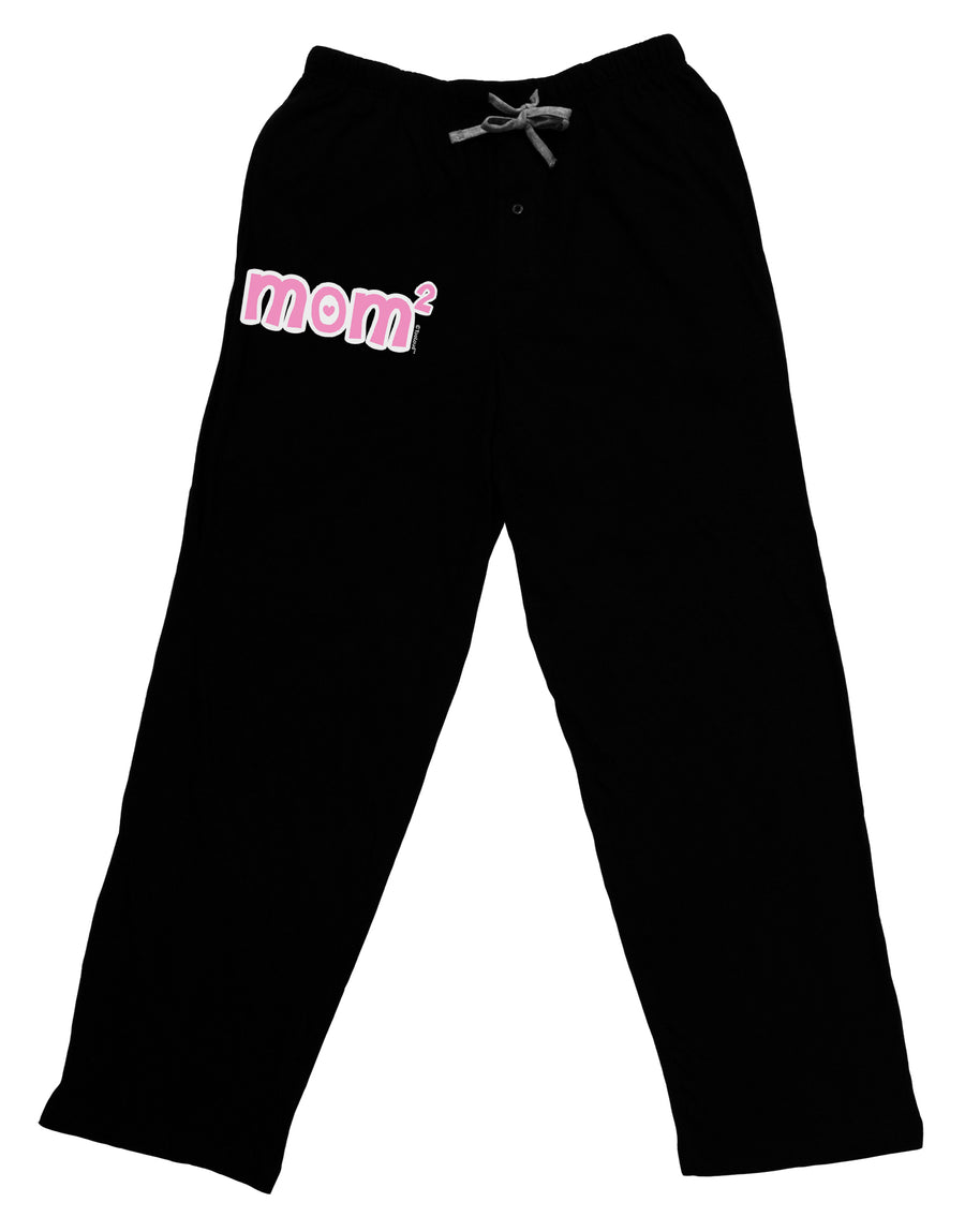 Mom Squared - Cute Mom of Two Design Adult Lounge Pants by TooLoud-Lounge Pants-TooLoud-Black-Small-Davson Sales