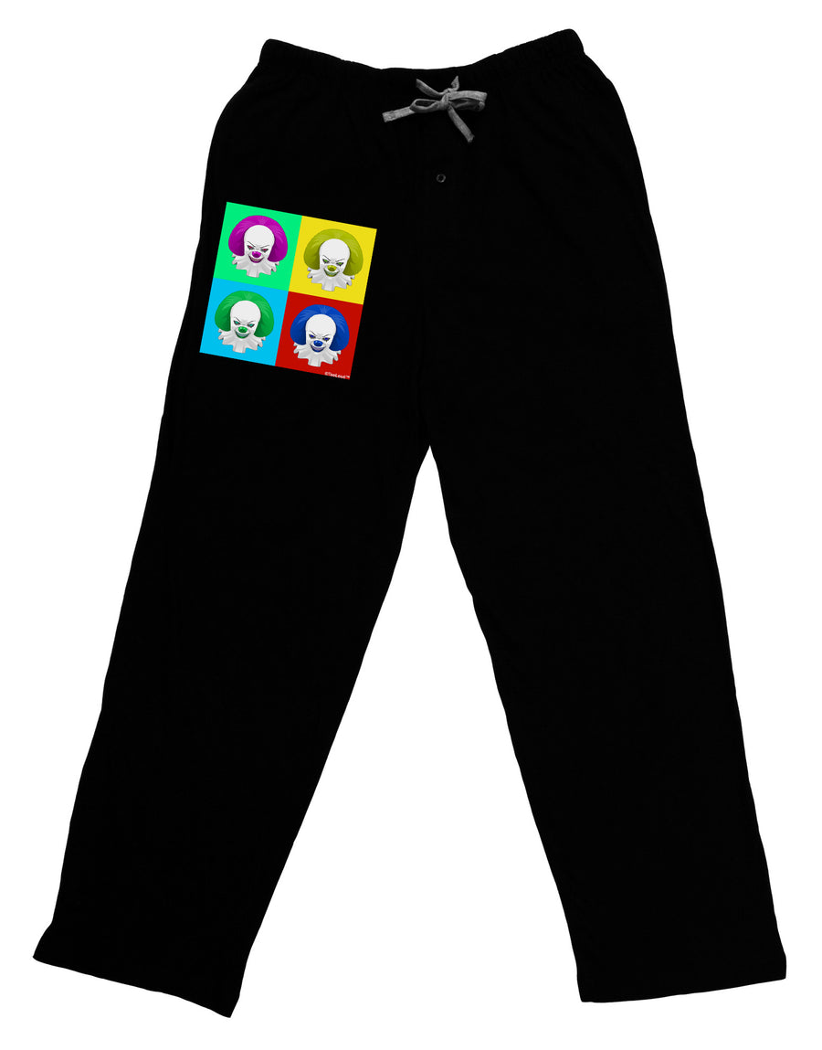 Clown Face Pop Art 2 Adult Lounge Pants-Lounge Pants-TooLoud-Black-Small-Davson Sales