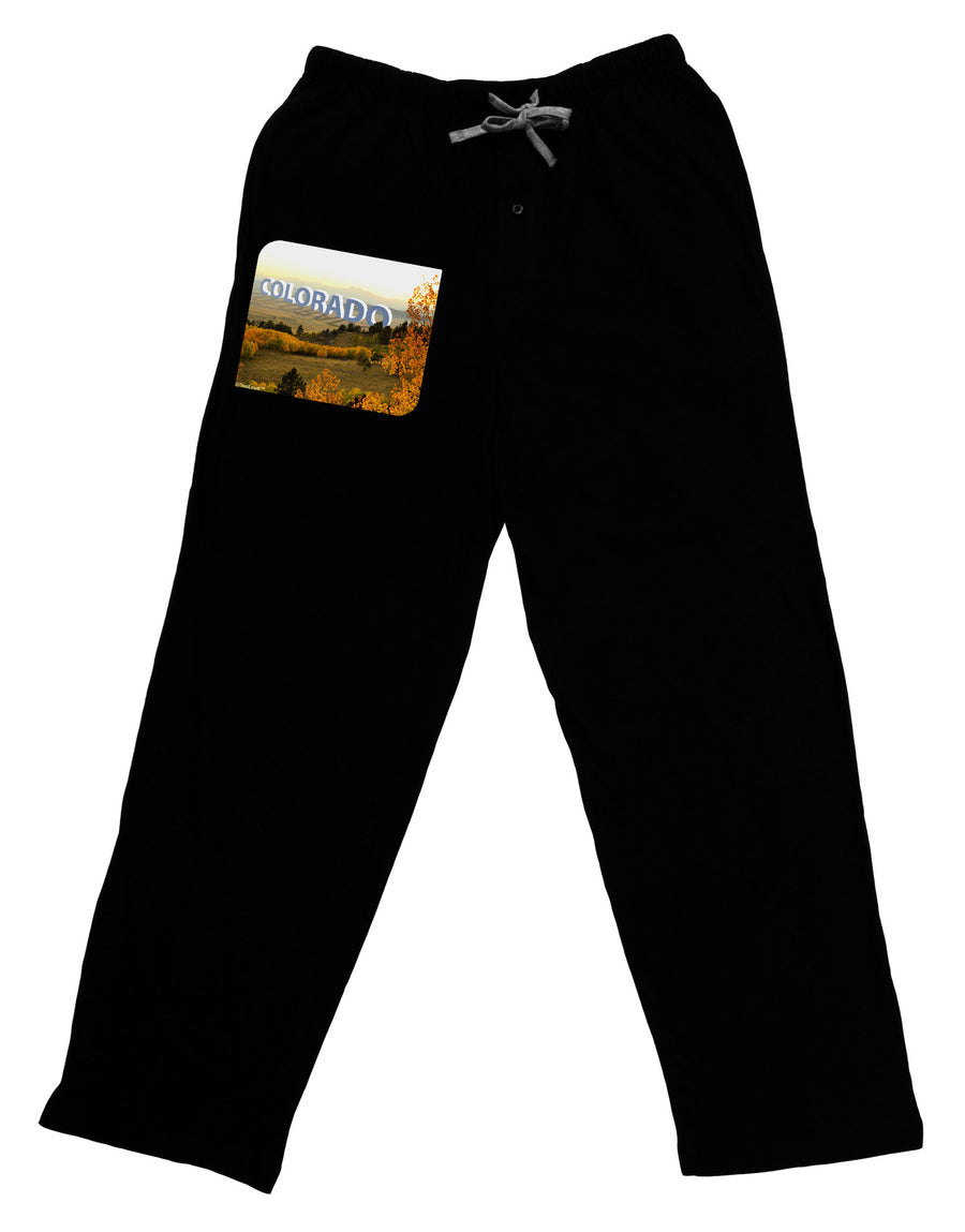 Colorado Postcard Gentle Sunrise Adult Lounge Pants by-Lounge Pants-TooLoud-Black-Small-Davson Sales