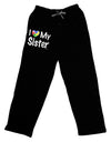 I Heart My Sister - Autism Awareness Adult Lounge Pants by TooLoud-Lounge Pants-TooLoud-Black-Small-Davson Sales