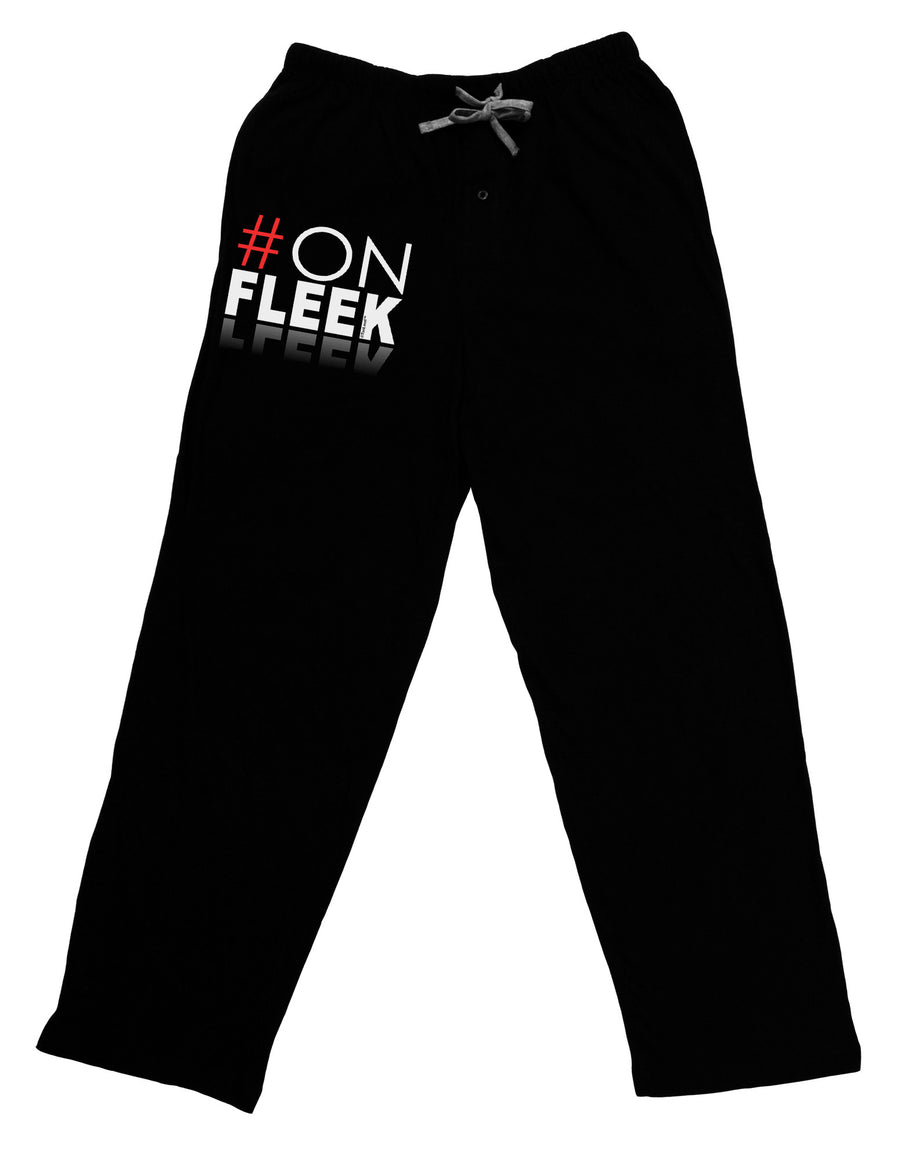 Hashtag On Fleek Adult Lounge Pants-Lounge Pants-TooLoud-Black-Small-Davson Sales