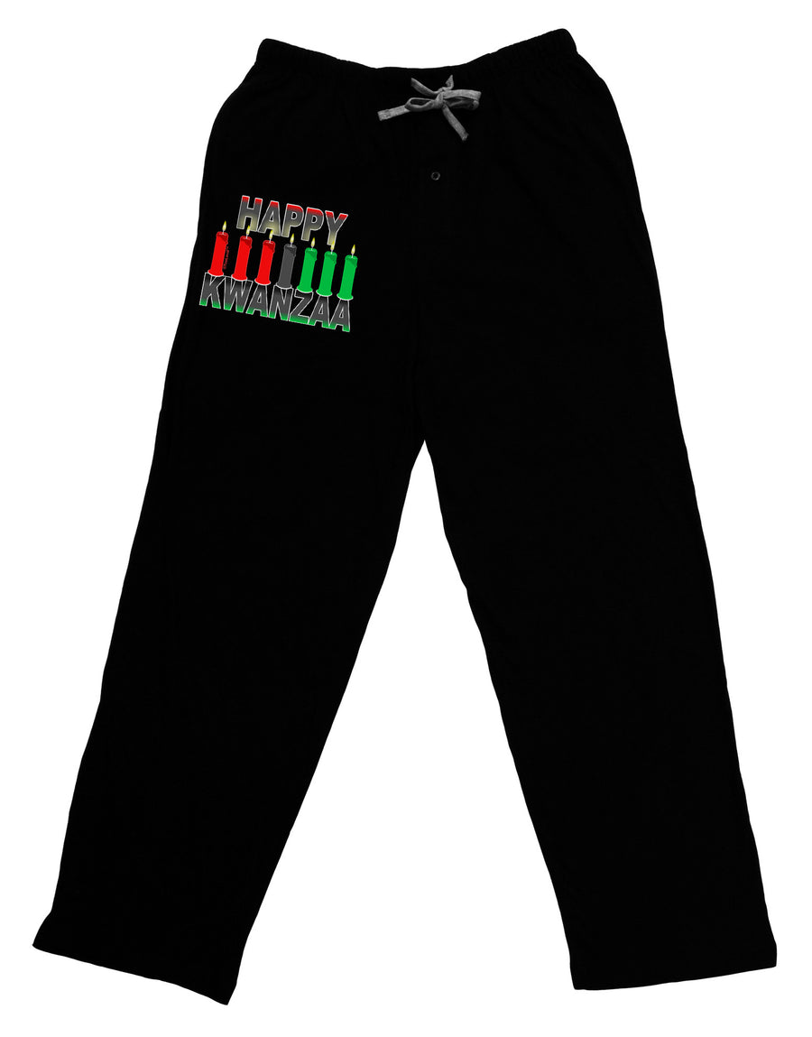 Happy Kwanzaa Candles Adult Lounge Pants-Lounge Pants-TooLoud-Black-Small-Davson Sales