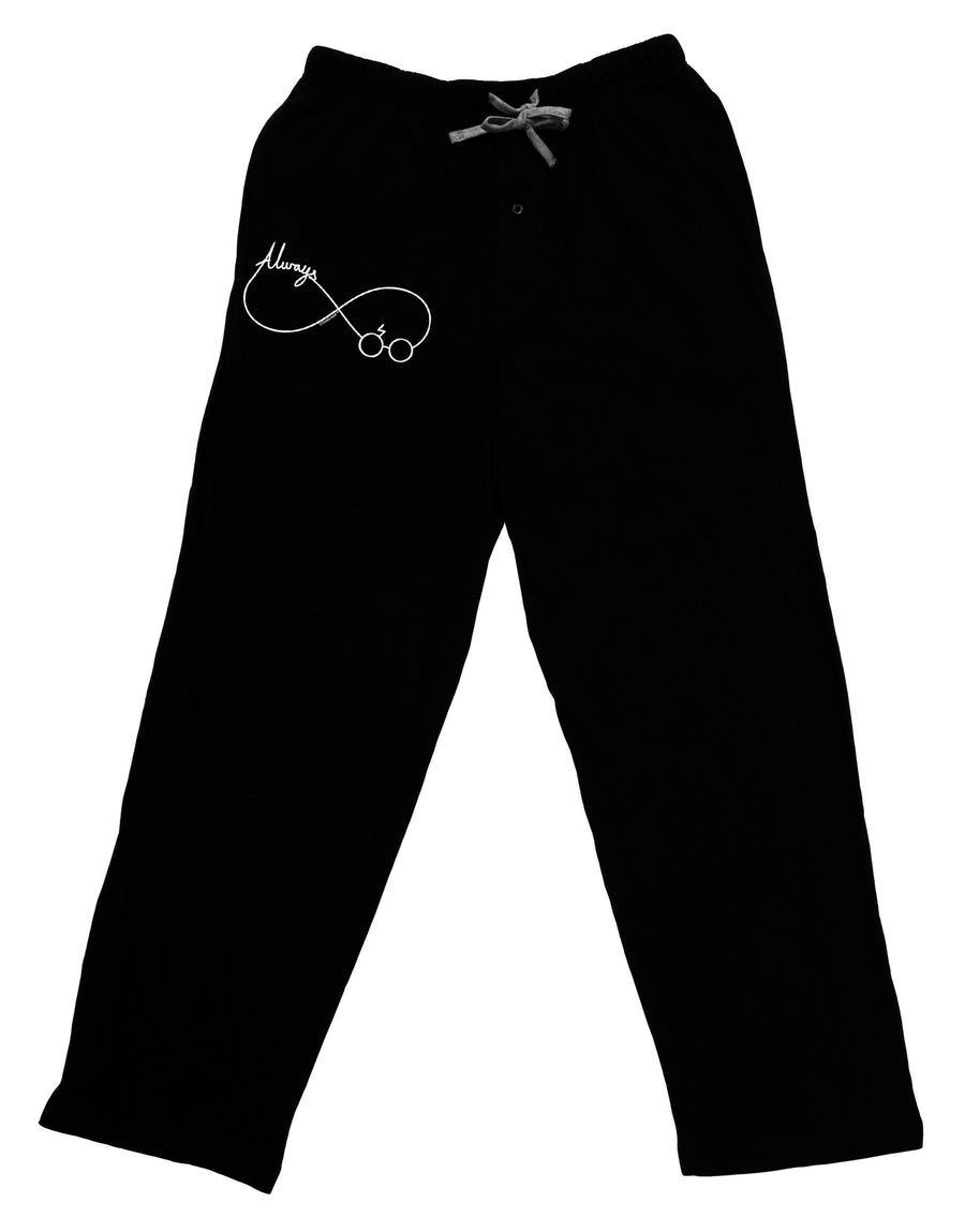Always Infinity Symbol Adult Lounge Pants-Lounge Pants-TooLoud-Black-Small-Davson Sales