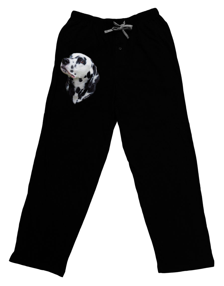 Dalmatian Portrait Adult Lounge Pants - Black by TooLoud-Lounge Pants-TooLoud-Black-Small-Davson Sales