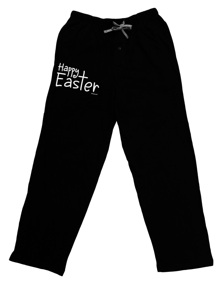 Happy Easter with Cross Adult Lounge Shorts - Red or Black by TooLoud-Lounge Shorts-TooLoud-Black-Small-Davson Sales