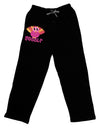 Cute Gobble Turkey Pink Relaxed Adult Lounge Pants-Lounge Pants-TooLoud-Black-Small-Davson Sales