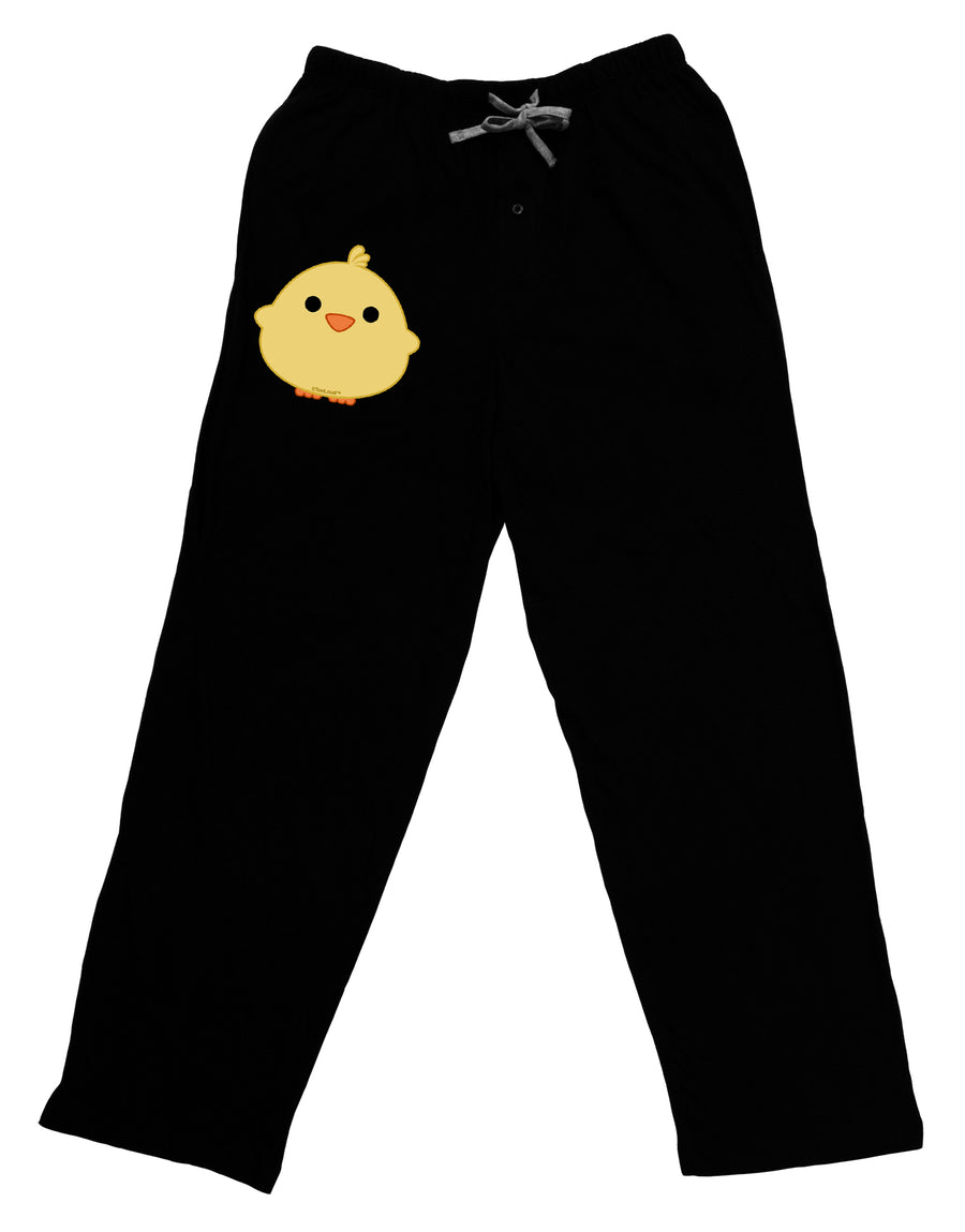 Cute Little Chick - Yellow Adult Lounge Pants - Black by TooLoud-Lounge Pants-TooLoud-Black-Small-Davson Sales