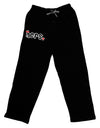 Matching His and Hers Design - Hers - Red Bow Tie Adult Lounge Pants - Black by TooLoud-Lounge Pants-TooLoud-Black-Small-Davson Sales