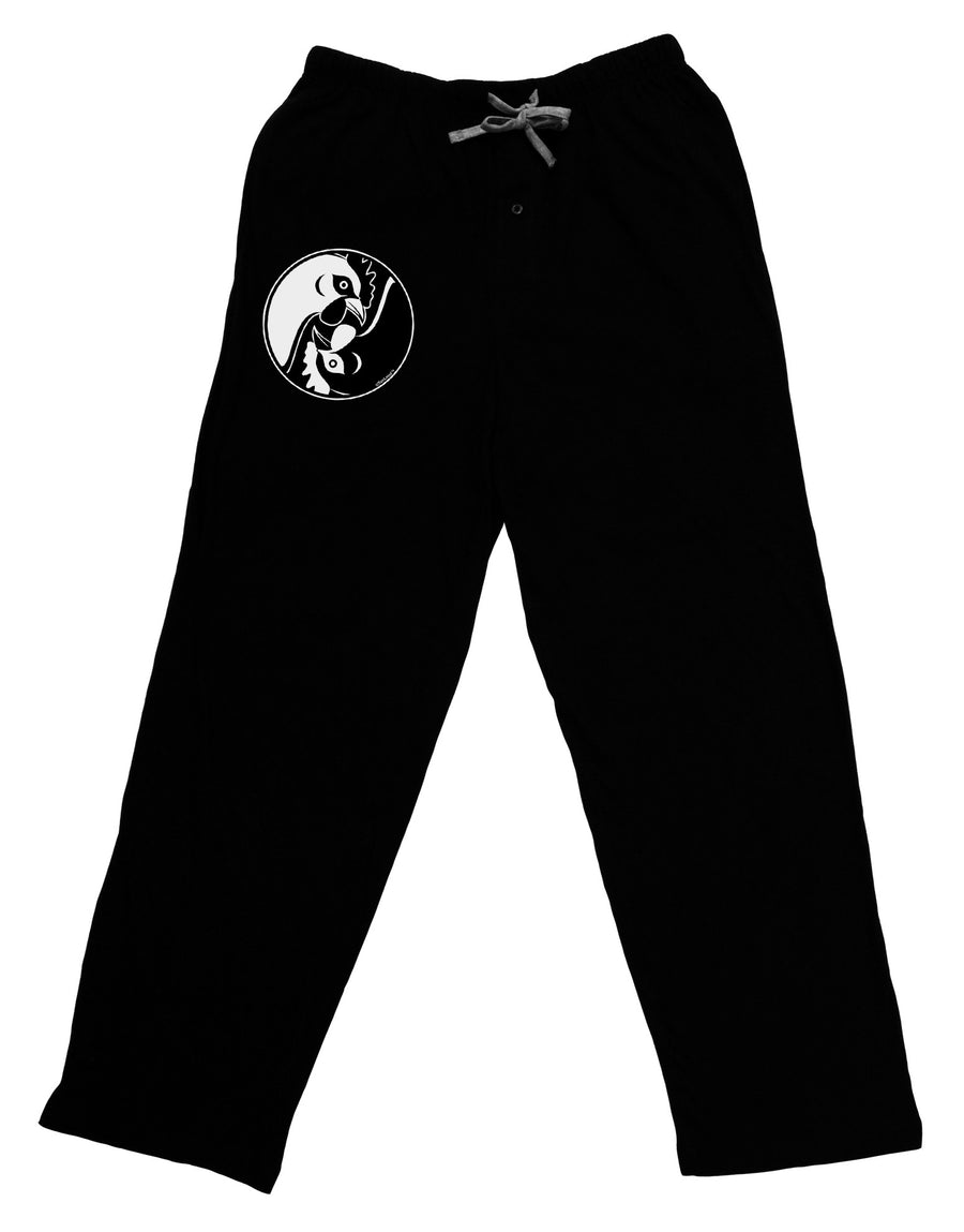 TooLoud Yin Yang Chicken Adult Lounge Pants-Lounge Pants-TooLoud-Black-Small-Davson Sales