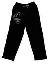 Classy Tophat Mustache Pipe and Monocle Adult Lounge Pants - Black-Lounge Pants-TooLoud-Black-Small-Davson Sales