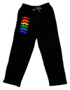 Colorful Rainbow Mustaches Adult Lounge Pants - Black-Lounge Pants-TooLoud-Black-Small-Davson Sales