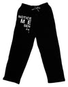 Notice Me Senpai Triangle Text Adult Lounge Pants-Lounge Pants-TooLoud-Black-Small-Davson Sales