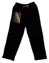 Rainbow Feather Adult Lounge Pants-Lounge Pants-TooLoud-Black-Small-Davson Sales