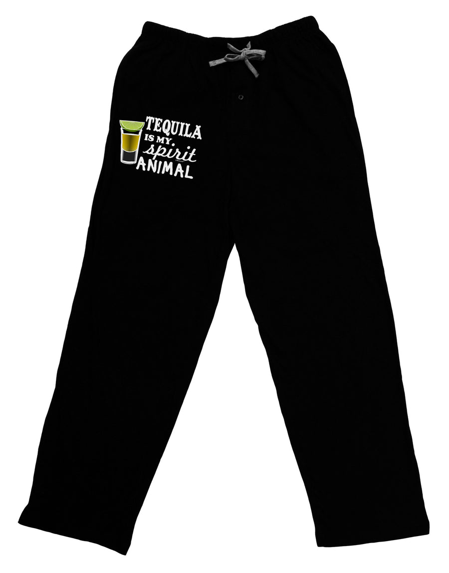 Tequila Is My Spirit Animal Adult Lounge Pants-Lounge Pants-TooLoud-Black-Small-Davson Sales