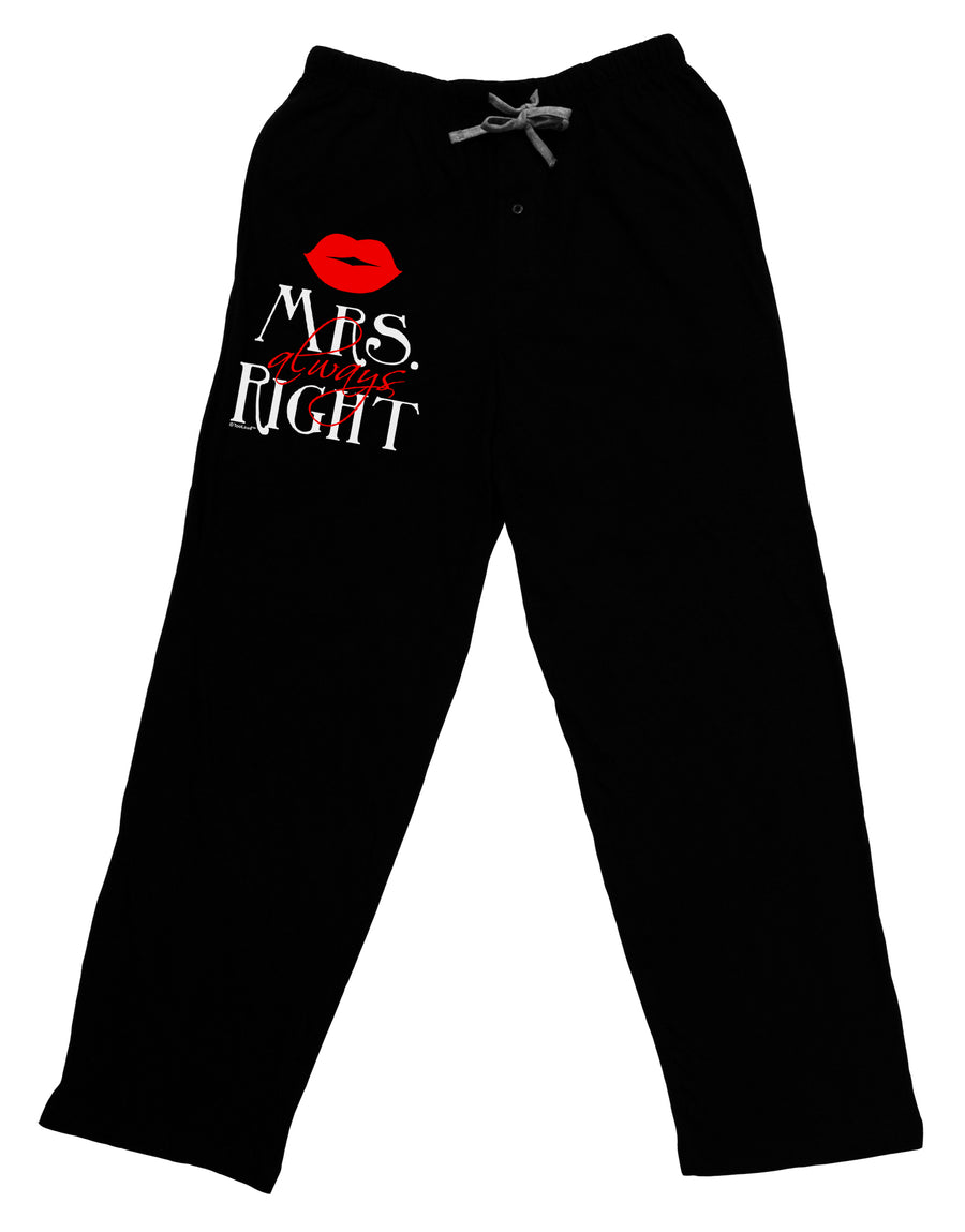 Mrs Always Right Adult Lounge Pants-Lounge Pants-TooLoud-Black-Small-Davson Sales