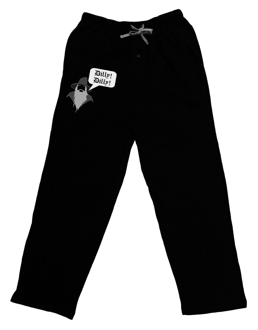 Wizard Dilly Dilly Adult Lounge Pants by TooLoud-Lounge Pants-TooLoud-Black-Small-Davson Sales