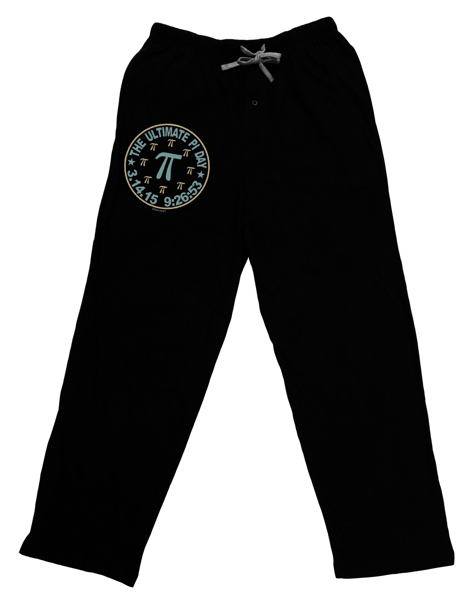 The Ultimate Pi Day Emblem Adult Lounge Pants - Black by TooLoud-Lounge Pants-TooLoud-Black-Small-Davson Sales