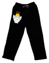 Cute Christmas Angel Girl Adult Lounge Pants - Black-Lounge Pants-TooLoud-Black-Small-Davson Sales