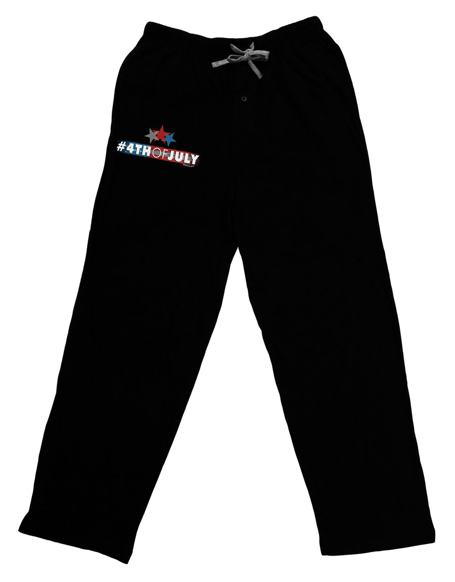 Hashtag 4th Of July Adult Lounge Pants-Lounge Pants-TooLoud-Black-Small-Davson Sales