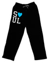 Matching Soulmate Design - Soul - Blue Adult Lounge Pants - Black by TooLoud