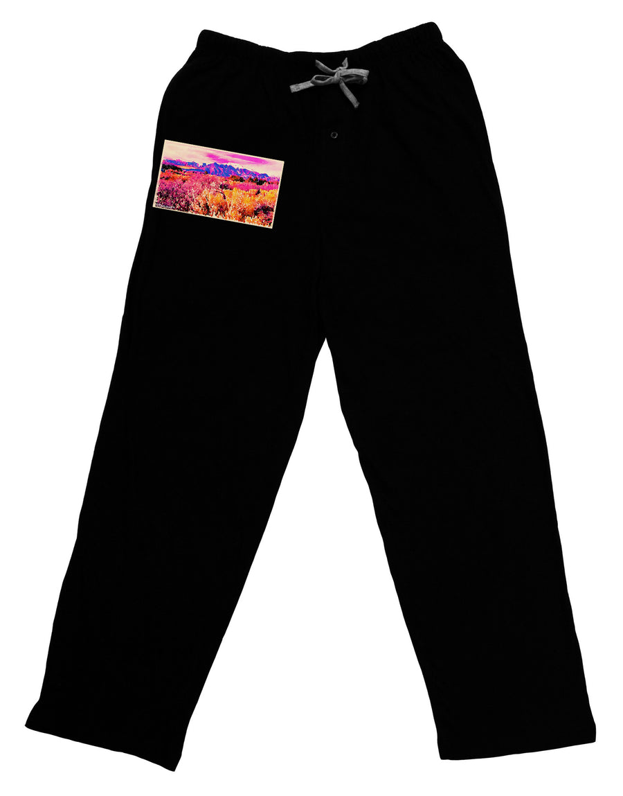 Colorful Colorado Mountains Adult Lounge Pants-Lounge Pants-TooLoud-Black-Small-Davson Sales