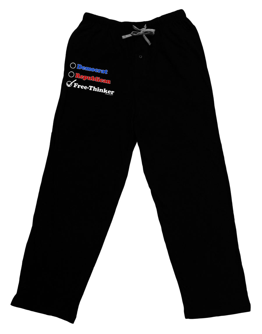 Free Thinker Checklist Adult Lounge Pants-Lounge Pants-TooLoud-Black-Small-Davson Sales