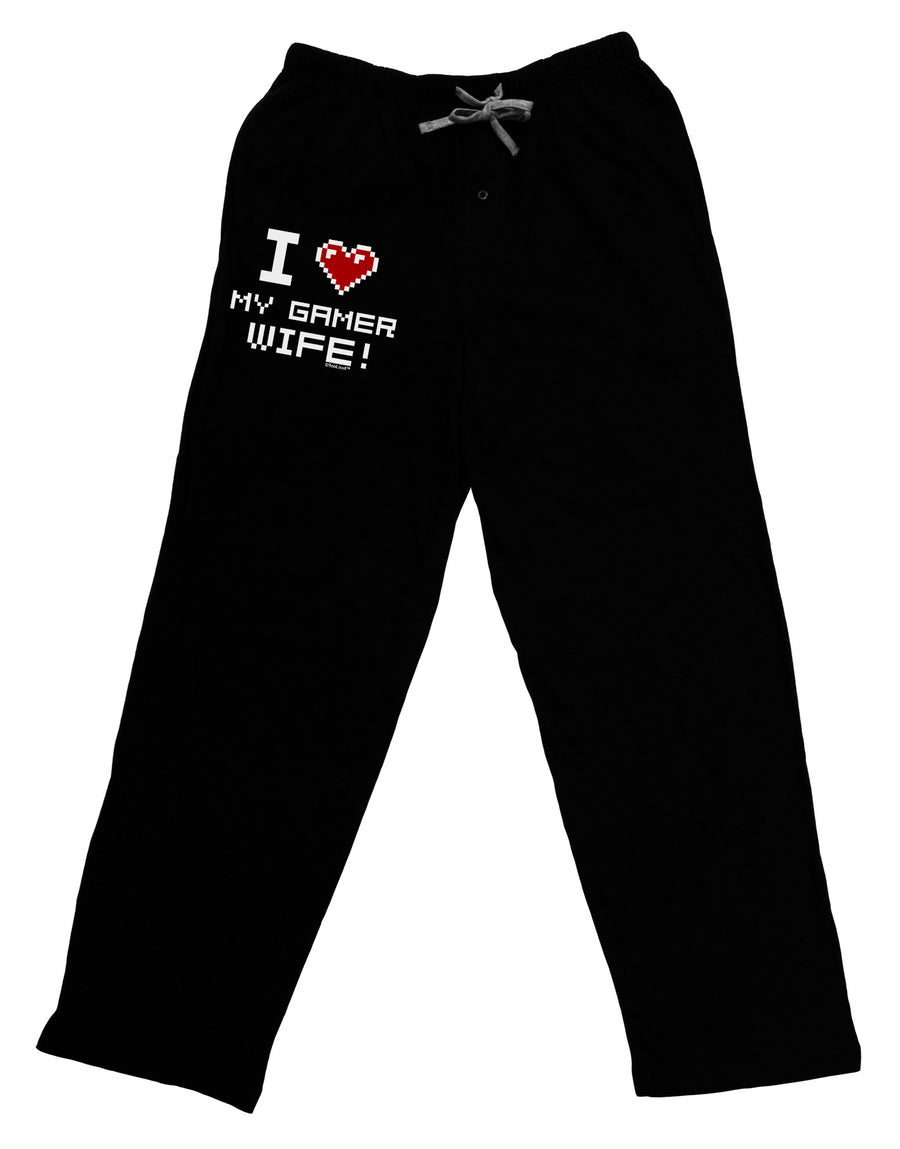 I Heart My Gamer Wife Adult Lounge Pants-Lounge Pants-TooLoud-Black-Small-Davson Sales