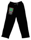 Pixel Irish Charm Item Adult Lounge Pants-Lounge Pants-TooLoud-Black-Small-Davson Sales