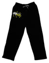 Christmas Angel Text Relaxed Adult Lounge Pants-Lounge Pants-TooLoud-Black-Small-Davson Sales