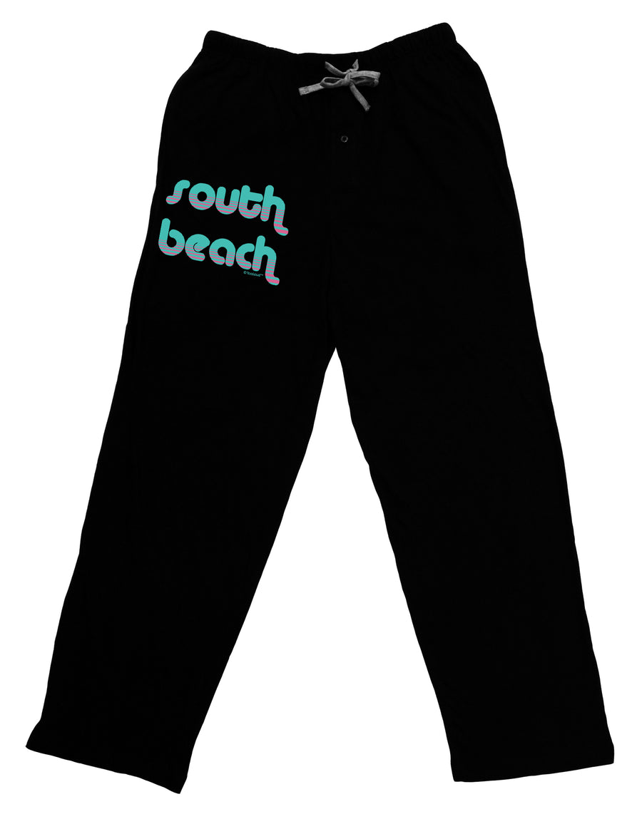 South Beach Color Scheme Design Adult Lounge Pants - Black by TooLoud-Lounge Pants-TooLoud-Black-Small-Davson Sales