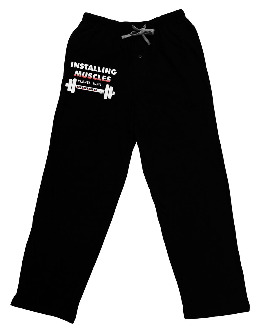 Installing Muscles Adult Lounge Pants-Lounge Pants-TooLoud-Black-Small-Davson Sales