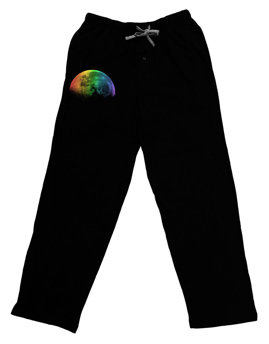 Rainbow Moon Adult Lounge Pants-Lounge Pants-TooLoud-Black-Small-Davson Sales